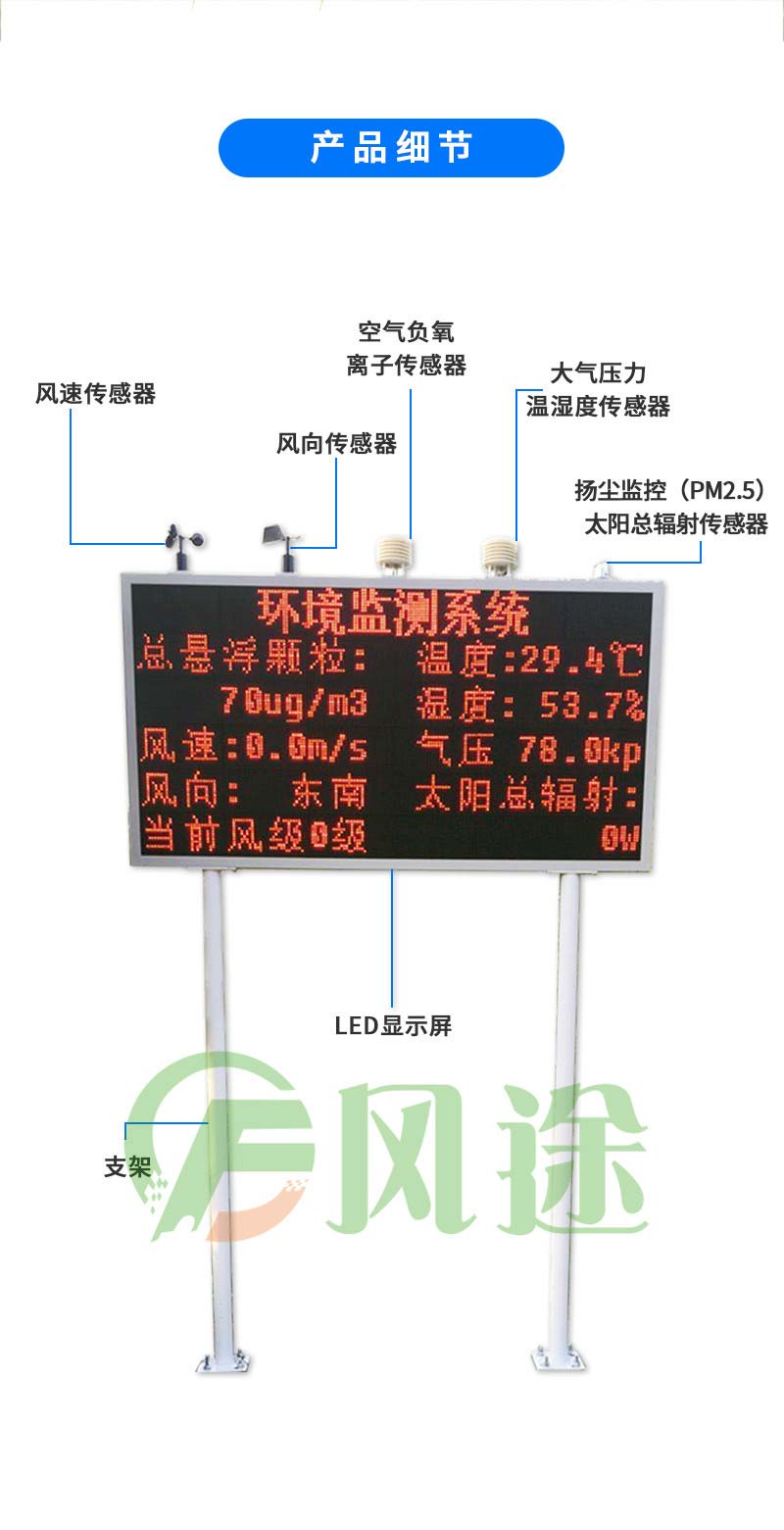 景区负氧离子监测系统 景区负氧离子监测系统