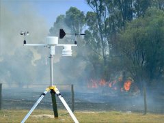 森林防火小型气象站在预防山火中发挥了作用